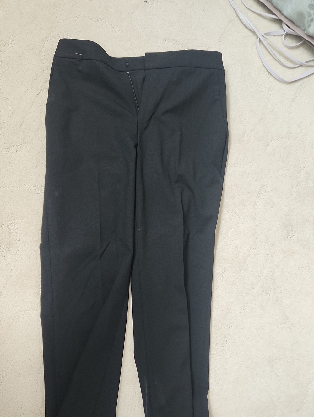 Ralph Lauren Women's Black Straight-Leg Dress Pants
